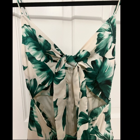 Blue Blush Palm Print Jumpsuit - Picture 6 of 6